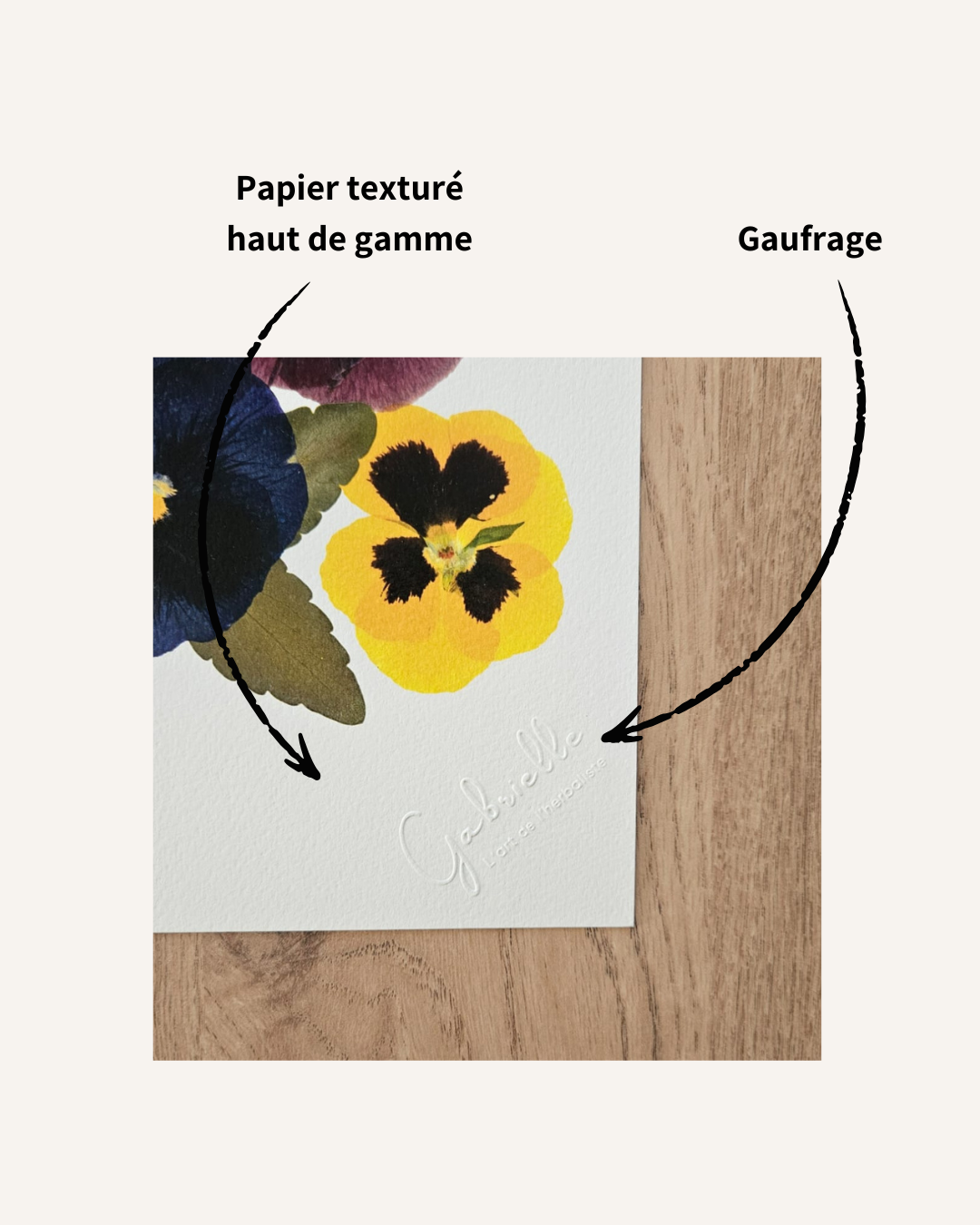 Affiche Pensées - Taille S ou M