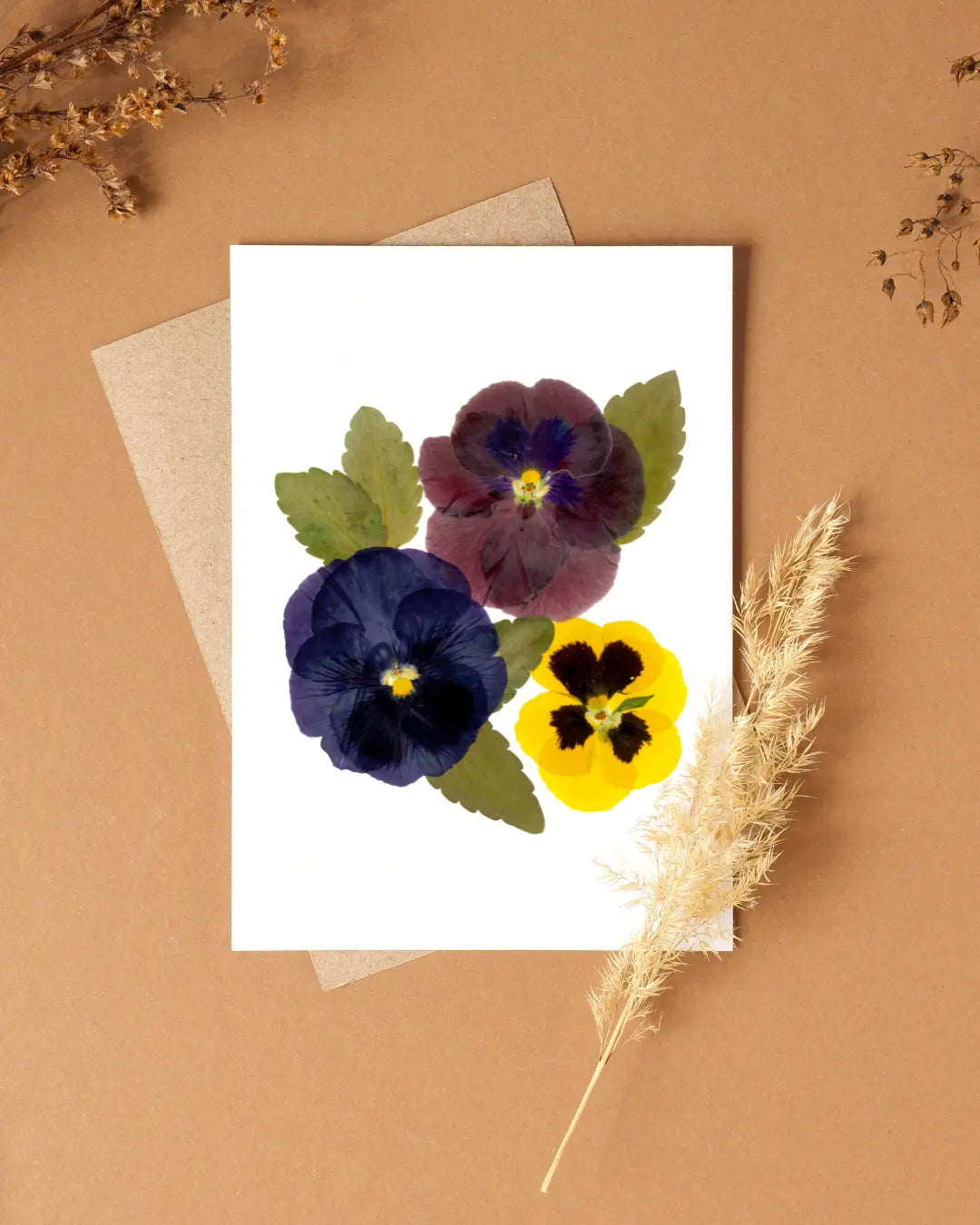 Carte de vœux - Pensée